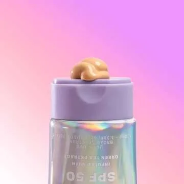 Naked Sundays SPF50 Golden Glow Body Sunscreen, Broad Spectrum UVA/UVB SPF50 Body Sunscreen, Glowy, Shimmering, Fragrance free, firming, Non-Transfer SPF Lotion- 100ml