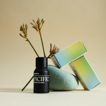 Vitruvi Pacific, Balance Essential Oil Blend, 100% Pure Amyris, Bergamot, Eucalyptus, Lavender and Basil Oil (0.5 fl.oz)