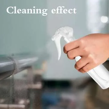 WLLHYF 2 Pack Small Spray Bottles 3.5oz/100ml Plastic Hair Spray Bottle Clear Empty Travel Bottle Fine Mist Reusable Liquid Container for Salons Essential Oils Water Squirt