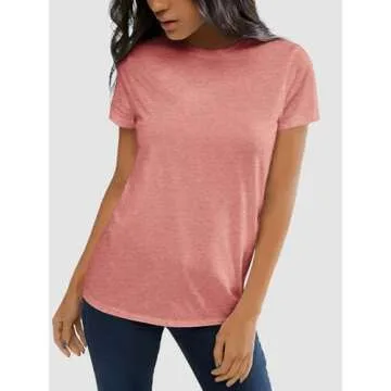 ATHMILE Women's Short Sleeve Tee Comfortable and Stylish