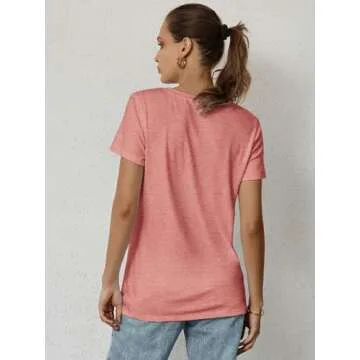 ATHMILE Women's Short Sleeve Tee Comfortable and Stylish