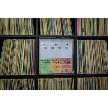 100 LP Sleeves Combo Pack (50 3 mil Outer & 50 Master Inner Sleeves) 33 RPM 12" Vinyl Record Sleeves Provide Your LP Collection with The Proper Protection - Invest In Vinyl