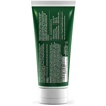 Natural Tea Tree Oil Exfoliating Scrub with Charcoal