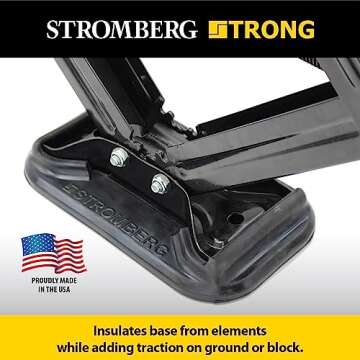 Stromberg Carlson 2-Pack Scissor Jack Shoe for RV and Campers
