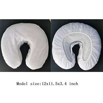 ZMDREAM Disposable Headrest Covers - 75 Pack for Massage