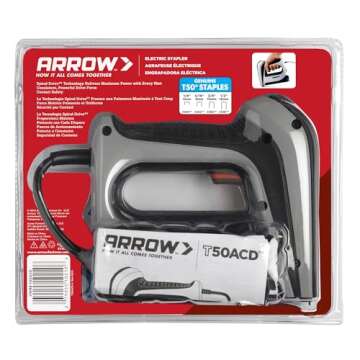 Arrow T50ACD Heavy Duty Electric Staple Gun for Crafting