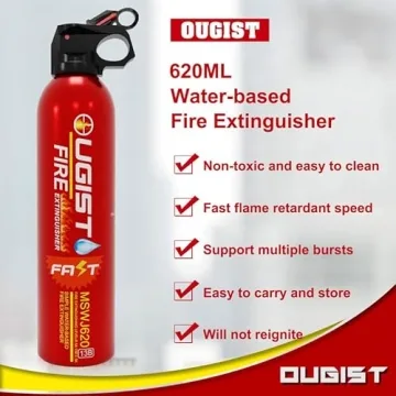 Portable 4 in-1 Fire Extinguisher with Mount