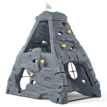 Step2 Skyward Summit for Kids, Climbing Wall Playset for Toddlers, Ages 4 –8 Years Old, Easy to As...