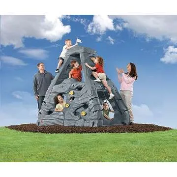 Step2 Skyward Summit for Kids, Climbing Wall Playset for Toddlers, Ages 4 –8 Years Old, Easy to Assemble Kids Outdoor Playground for Backyard