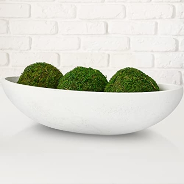SEEKO Succulents Potted Moss Balls Set - Luxurious Centerpiece Table Decor - Versatile Home Decorati...