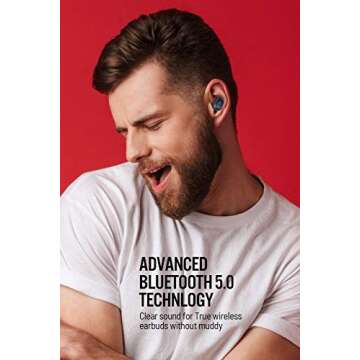 Dudios True Wireless Earbuds with HiFi Sound and Auto Pairing