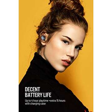 Dudios True Wireless Earbuds with HiFi Sound and Auto Pairing