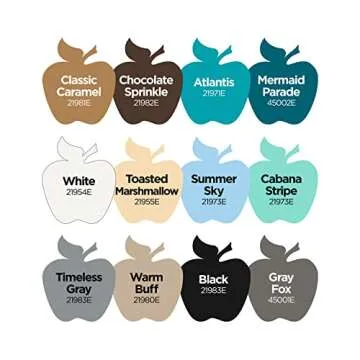 Apple Barrel Farmhouse Acrylic Paint Set - 12 Colors