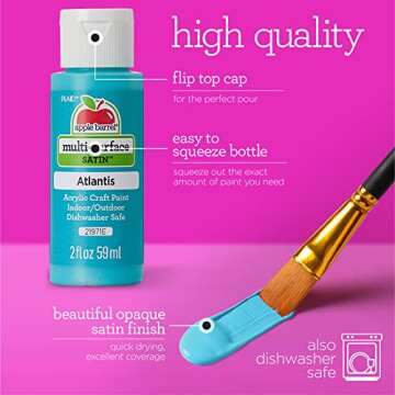 Apple Barrel Farmhouse Acrylic Paint Set - 12 Colors