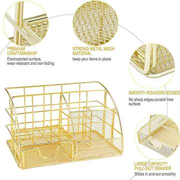 JUOPIEA Desk Organizer Set - Stylish Office Supplies
