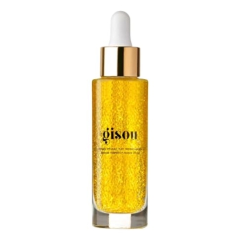 Gisou Honey Infused Hair Serum - Hydrating, Heat Protectant for Damaged, Dry Hair and Split Ends Rep...