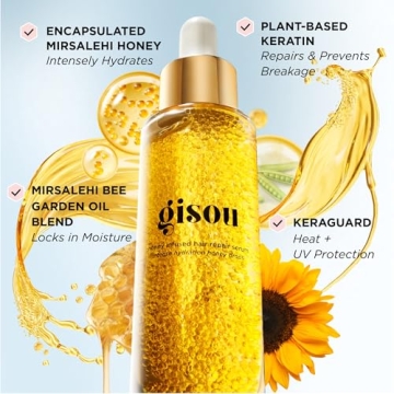 Gisou Honey Infused Hair Serum for Hydration & Repair