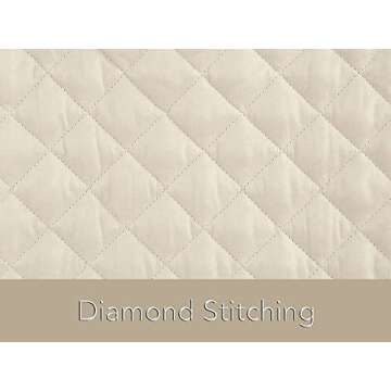 Kitchen Mixer Cover, Hanhan Stand Mixer Cover Organizer Bag Gadget Tool with Diamond Collection for Mixer to Keep Clean & Safe (Beige)