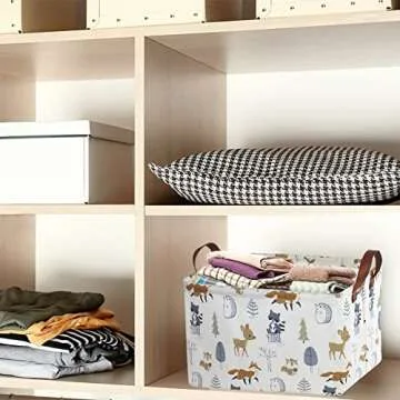 NTAOHAMPER Rectangular Storage Basket for Versatile Use