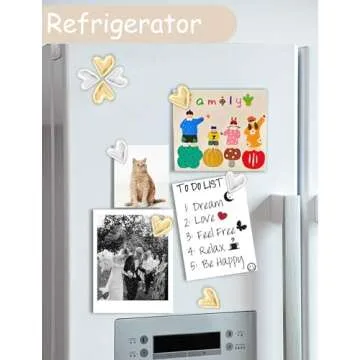 24PCS Gold Fridge Magnets Cute Small Heart Refrigerator Magnets, Silver Decorative Magnets for Whiteboard Cabinet Locker, Aesthetic Fun Magnets for Classroom Home Kitchen Office