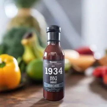 1934 BBQ Sauces - Original, Smoke, Heat & Sweet Onion, 14 OZ. Bottles, 4 Pack | No High Fructose Corn Syrup