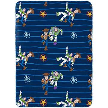 Disney Pixar Toy Story Travel Set - 3 Piece Kids Travel Set includes Blanket, Pillow, & Plush - Feat...
