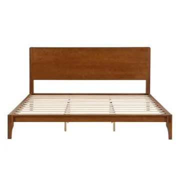 Merax King Size Bamboo Bed Frame - Easy Assembly & Stylish