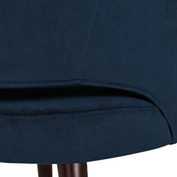 Rivet Fir Modern Velvet Dining Chair - Elegant Comfort