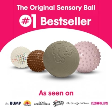 Edushape Sensory Balls for Baby - Set of 4 Developmental Toys