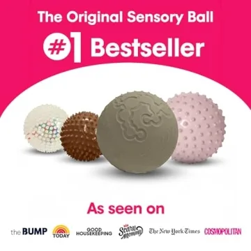 Edushape Sensory Balls for Baby - Set of 4 Developmental Toys