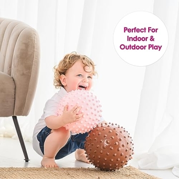 Edushape Sensory Balls for Baby - Set of 4 Developmental Toys