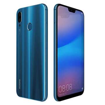 HUAWEI P20 Lite (32GB + 4GB RAM) 5.84" FHD+ Display, 4G LTE Dual SIM GSM Factory Unlocked Smartphone ANE-LX3 - International Model - No Warranty (Klein Blue)