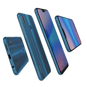 HUAWEI P20 Lite (32GB + 4GB RAM) 5.84" FHD+ Display, 4G LTE Dual SIM GSM Factory Unlocked Smartphone ANE-LX3 - International Model - No Warranty (Klein Blue)