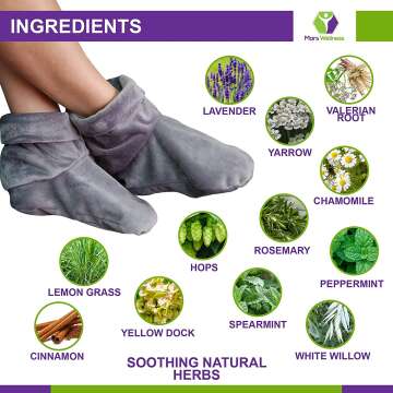 Heated Microwavable Foot Booties for Comfort