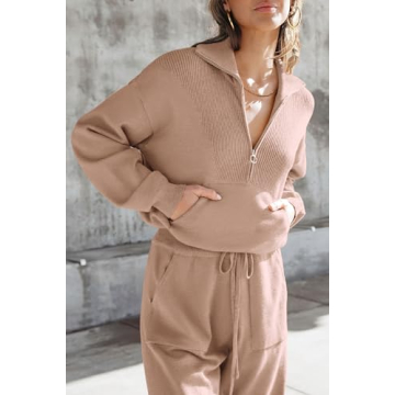 Stylish PRETTYGARDEN Women's Sweater Tracksuit Set