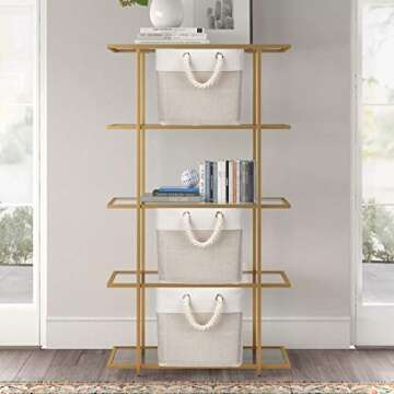 Robuy Stylish 3 Pack Collapsible Storage Cube Bins 13"