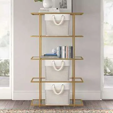 Robuy Stylish 3 Pack Collapsible Storage Cube Bins 13"