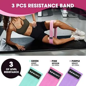 Gym Barbell Pad Set for Women and Men Gym Equipment, Barbell Pad Gym Essentials Women, Gym Accessories for Women with Barbell Pad, Resistance Bands, Ankle Safety Straps, Lifting Strap and Carry Bag