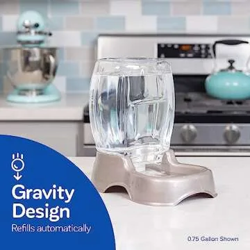 Petmate Pet Cafe Dog Water Dispenser - Automatic Refill Water Bowl 1.5 GAL