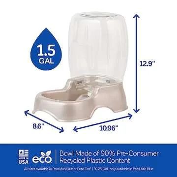 Petmate Pet Cafe Water Dispenser for Cats and Dogs 1.5 GAL