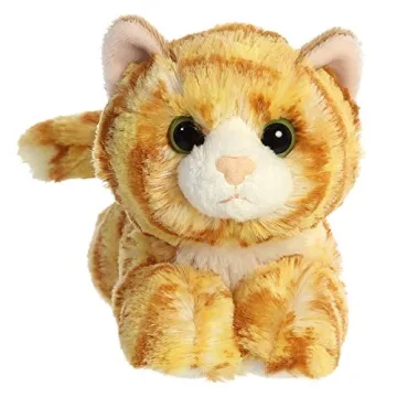 Aurora® Adorable Mini Flopsie™ Ginger Cat™ Stuffed Animal - Playful Ease - Timeless Companions ...
