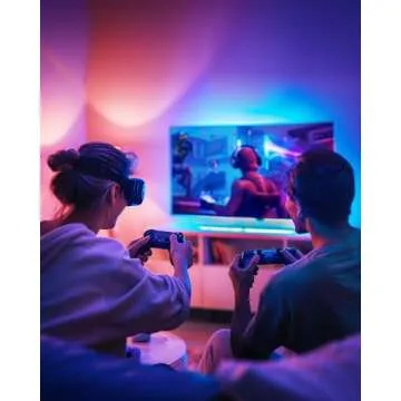 HitLights LED Strip Lights - Color Changing Dimmable Kit