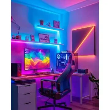 HitLights LED Strip Lights - Color Changing Dimmable Kit