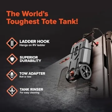 Camco Rhino 15-Gallon Portable Waste Tank is Easy to Use