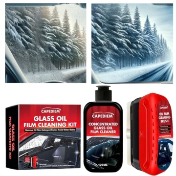 CAPEDIEM Glass Cleaning Board - Innovative Windshield Coating & Clarity Brush