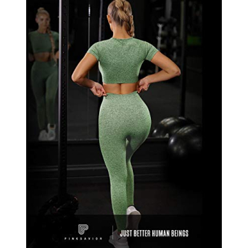 PINKSAVIOR Stylish Women's Workout Outfit for Active Life