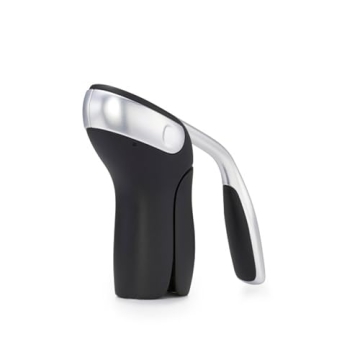 OXO Steel Vertical Lever Corkscrew with Removable Foil Cutter