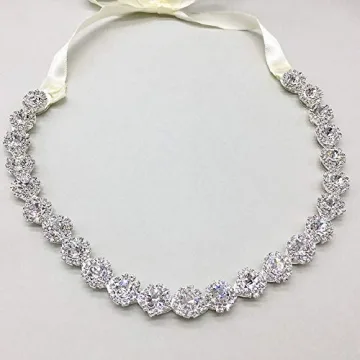 Elegant Crystal Headband for Brides & Bridesmaids