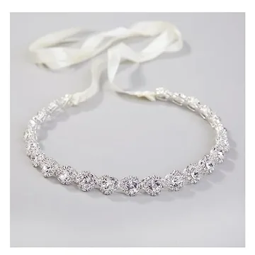 Elegant Crystal Headband for Brides & Bridesmaids