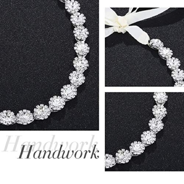 Elegant Crystal Headband for Brides & Bridesmaids